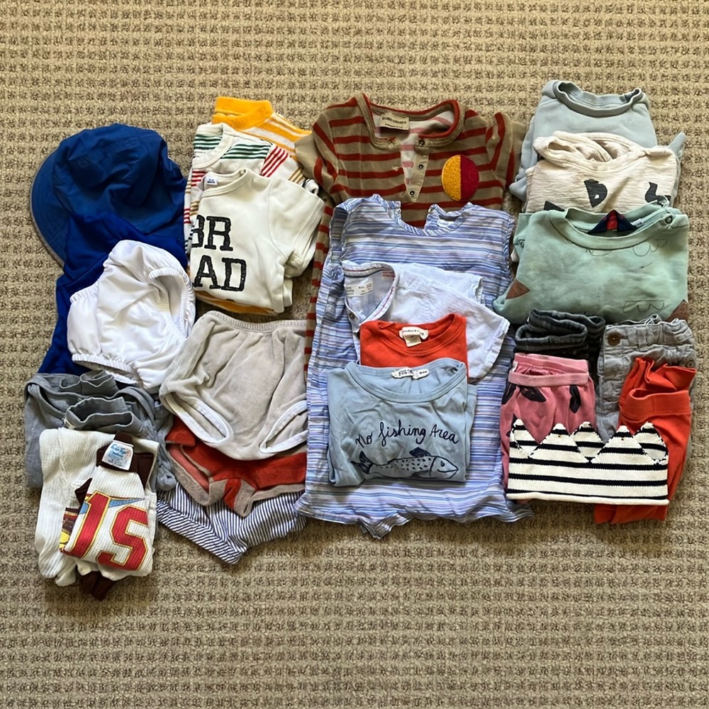 #20 12-18 month clothing bundle bobo Choses tao Rudy Jude Misha and puff vintage